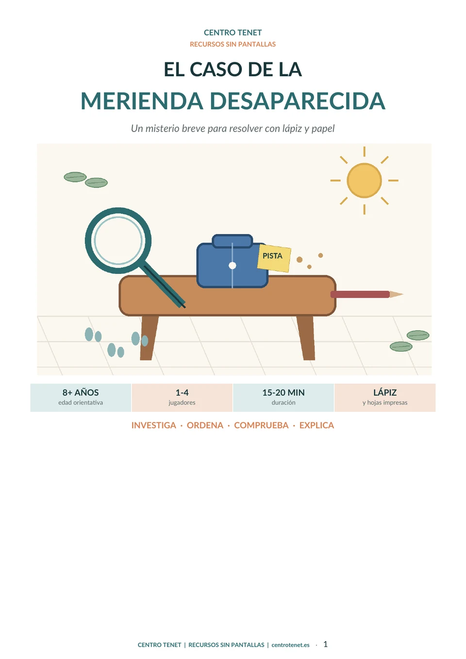 Portada de El caso de la merienda desaparecida